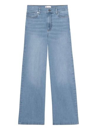 Frame Denim wide-leg denim jeans - Blue
