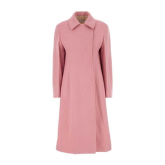 Jil Sander Coat 85 - female - Jil Sander - Single-Breasted Coats - Pink - XL - Coats