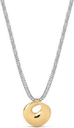 Luv AJ The Mercury Disc Pendant Necklace in Gold at Nordstrom