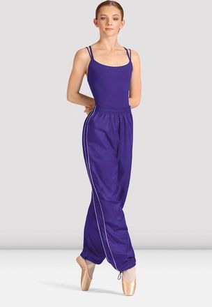 Bloch BLOCH Ladies Mirella Celeste Piping Ripstop Pant, Violet