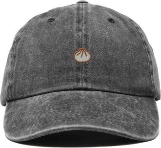 Dalix Dumpling Dad Cap in Washed Black at Nordstrom