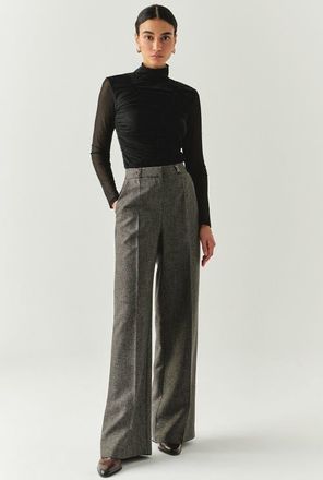 Exquise Wide Leg Pocketed Pants in Grey at Nordstrom, Size X-Small