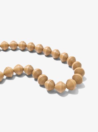 Michael Kors Leather Beads Necklace