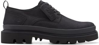 Clarks Badell Lace in Black Nubuck