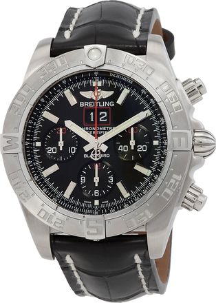 Breitling Chronomat Blackbird Chronograph Automatic Chronometer Black Dial Mens Watch A4436010/BB71.BKST