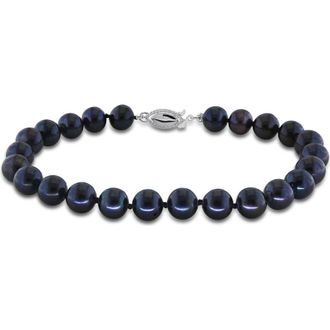 Delmar Cultured Pearl Bracelet, 7-7.5mm in Black at Nordstrom Rack