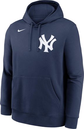 Nike Giancarlo Stanton New York Yankees Club Nike Mens MLB Pullover Hoodie in Blue | NKDK44BNK9-1EH