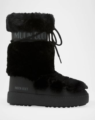 Moon Boot Ltrack Faux Fur High Snow Boots