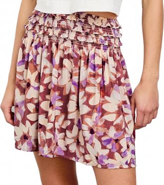 Rails Womens Kumi Skirt In Amaranth