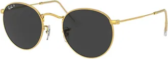 Ray-Ban Mens 0Rb3447 Metal Sunglasses In Black Round