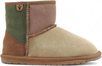Emu Wallaby Mini Patchwork - Dames - Winterlaarzen - Bruin - 36 EU - Wol - Schoenen