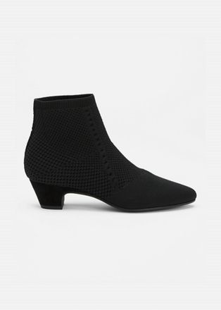Eileen Fisher Womens Purl Stretch Bootie In Black