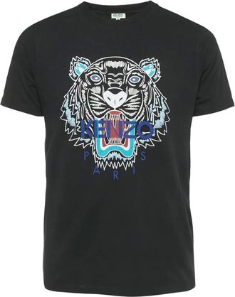Kenzo T-shirt con motivo Tiger - Nero