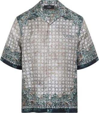 Amiri Patterned Silk Shirt