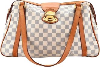 Louis Vuitton White Damier Stresa Pm (Authentic Pre-Loved)