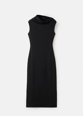 Mango Vestito midi asimmetrico nero - Donna - XXS - MANGO
