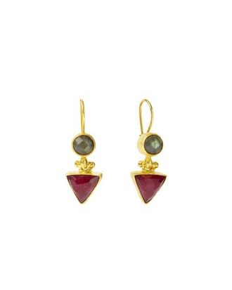 Ottoman Hands Hydra Drop Earrings in Brass at Nordstrom
