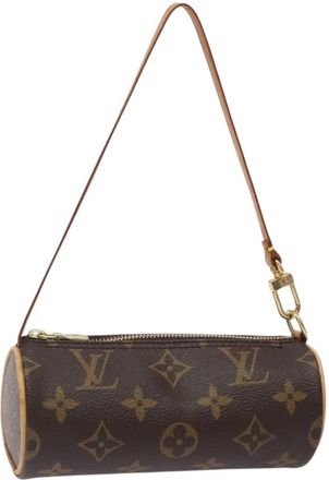 Louis Vuitton Papillon Pochette Monogram Canvas Brown Canvas Bag (Pre-Owned)