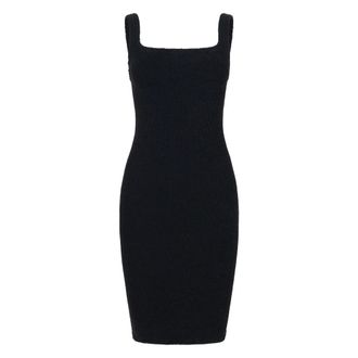 Hunza G Knitted Dresses, female, Black, Size: ONE SIZE Tank Dress
