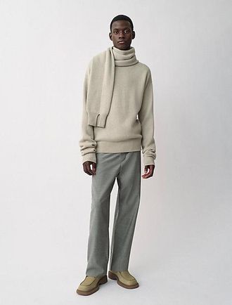 Calvin Klein Jersey Bufanda Con Mangas De Cashmere Rex