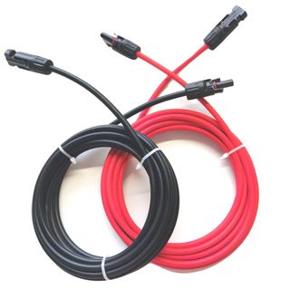 OEM Cavo Solare, Isolamento Senza Alogeni, Alta Tensione, Rosso 20 M, Nero 20 M, 12 Awg-4mm&sup2;