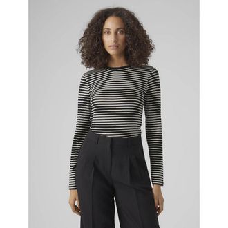Vero Moda T-shirt met lange mouwen, gestreept