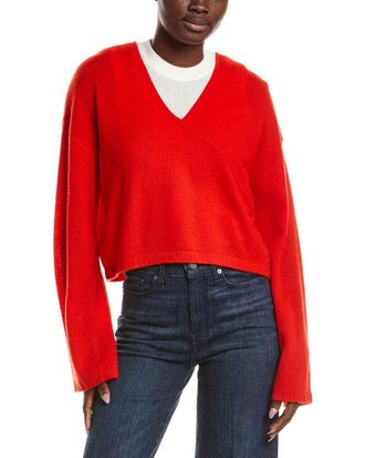 Naadam Coastal Wool & Cashmere-Blend Layered Sweater