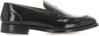 Doucal's Schoenen, Heren, Zwart, 41 EU, Leer, Penny Adler Loafer