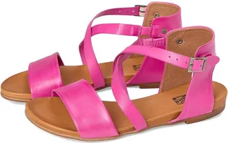 Miz Mooz Aster Womens Sandals Fuchsia : 6.5 B - Medium, Leather