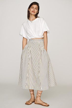 Bishop + Young Sorrento Cotton Midi Skirt
