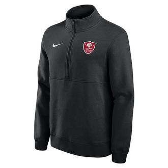 Nike Mens College (Morehouse College Club Fleece 1/4-Zip Top in Black | M34407MORE25-BLK