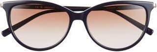 Ferragamo 55mm Cat Eye Sunglasses in Dark Blue at Nordstrom Rack