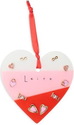 Leith Set of 5 Assorted Stud Earrings in Pink Multi- Gold at Nordstrom Rack