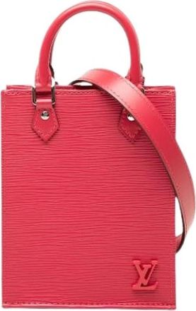 Louis Vuitton Pre-owned Petit Sac Plat - Dames - Vintage Mini Tas - Roze - ONE Size - Leer - Vintage