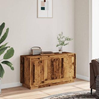 vidaXL Credenza Legno Antico 102x35x55 cm in Legno Multistrato - Vidaxl