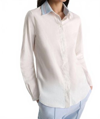 Dorothee Schumacher Powerful Ease Blouse In Pure White