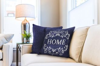 TJ Hughes Amor Home - Cushion Cover in Navy - TJ Hughes