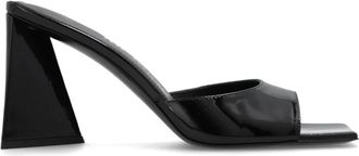 The Attico Devon Mini muiltjes - Dames - Muiltjes - Zwart - 36 EU - Leer - Schoenen