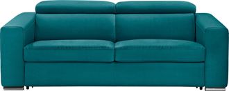 Egoitaliano Schlafsofa »Cabiria, Design und super Sitz- und Liegekomfort« Sofa inkl. Schlaffunktion, Kopfteile verstellbar, mit Metallfüssen