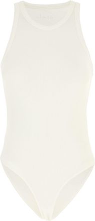 Alaia Ivory Cotton Bodysuit