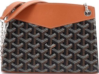 Goyard Structured Rouette Chain Shoulder Bag Coated Canvas Mini