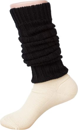 Hirsch Leg Warmers, 100% Organic Wool (Black)