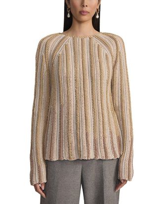 Lafayette 148 New York Wool & Cashmere Hand-Detailed Sweater