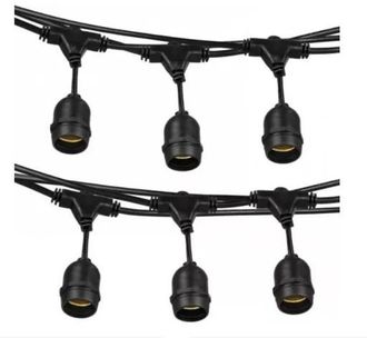 OEM Guirnalda De Luces Para Jard&iacute;n, 5 M, 5 Puntos, Casquillo E27