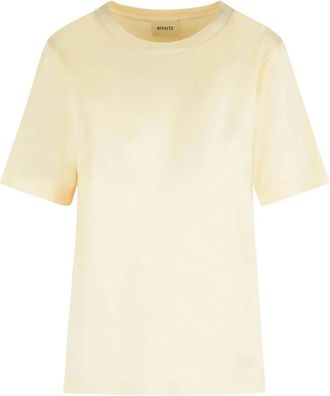 Khaite Allen Top - Dames - T-shirts - Geel - XS - Tops