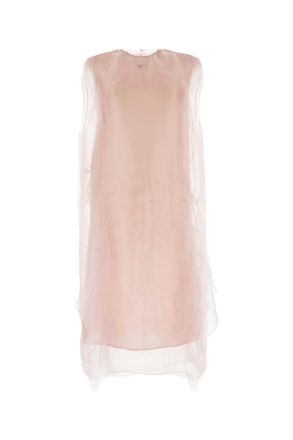 Prada Womens Pink Voile Dress - Peach - Size EU 36 (Womens)
