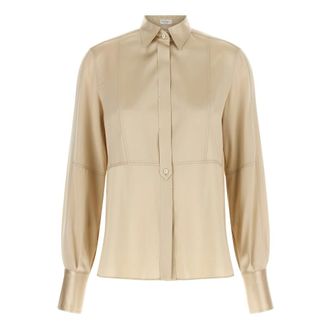 Brunello Cucinelli Shirts - female - Brunello Cucinelli - Shirts - Beige - XL - Blouses & Shirts