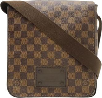 Louis Vuitton Pre-owned Damier Brooklyn PM Schoudertas - Dames - Vintage Schoudertas - Bruin - ONE Size - Vintage