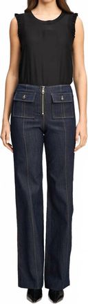 Cinq &agrave; Sept Long Azure Pant In Indigo