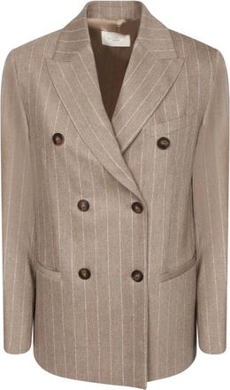 Incotex Jassen, Dames, Beige, XS, Stijlvolle Blazers voor Mannen